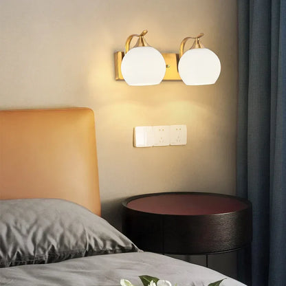 DecorBites™ Brass Glass Wall Sconce Lighting, Classic Nordic Loft Interior Fixture