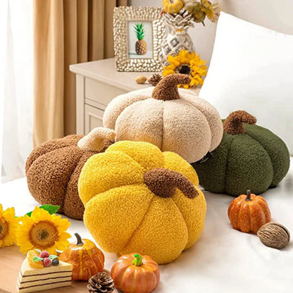 وسادة ديكوربايتس™ ثلاثية الأبعاد على شكل قرع لتزيين المنزل في غرفة المعيشة أو الأريكة