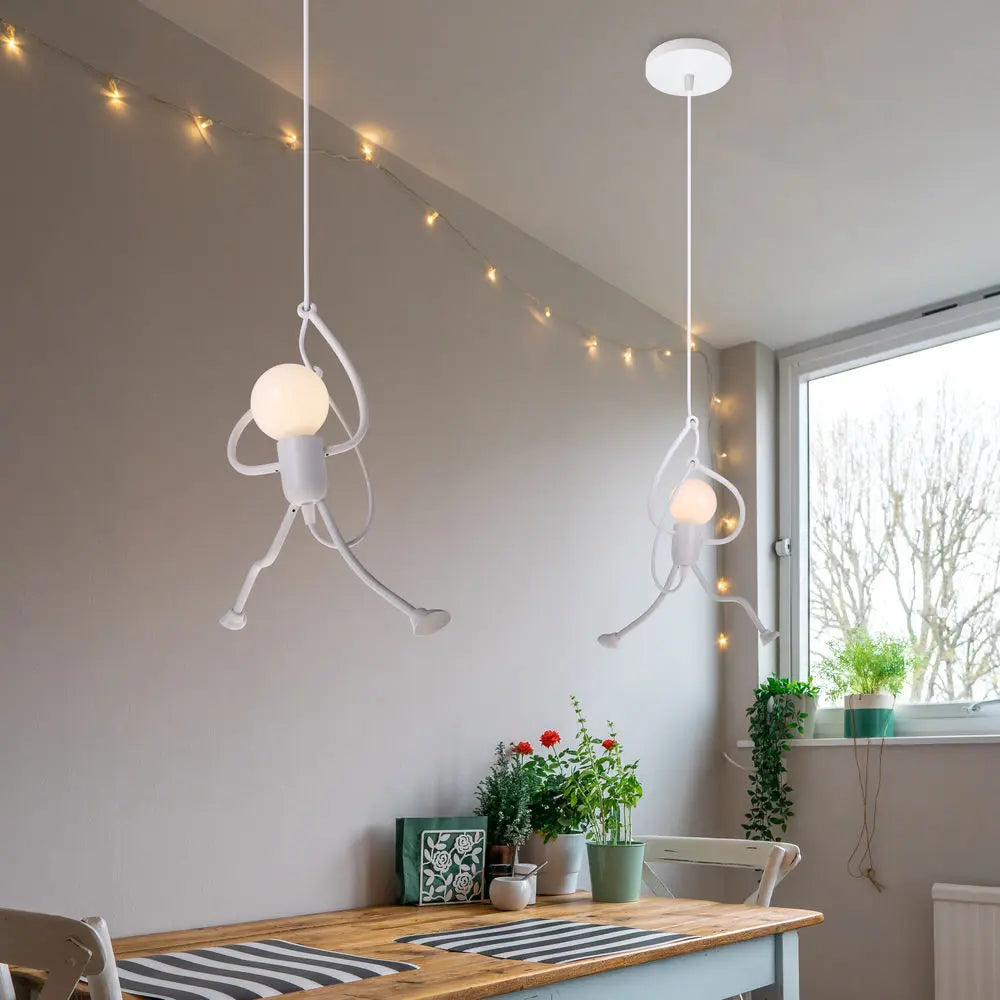DecorBites™ Industrial Pendant Lights: Modern LED Hanging Lamps for Home Living Room Kitchen Decor