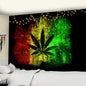 Decobites 3D Printed Maple Leaf Wall Hanging Tapestry for Boho Home Decor