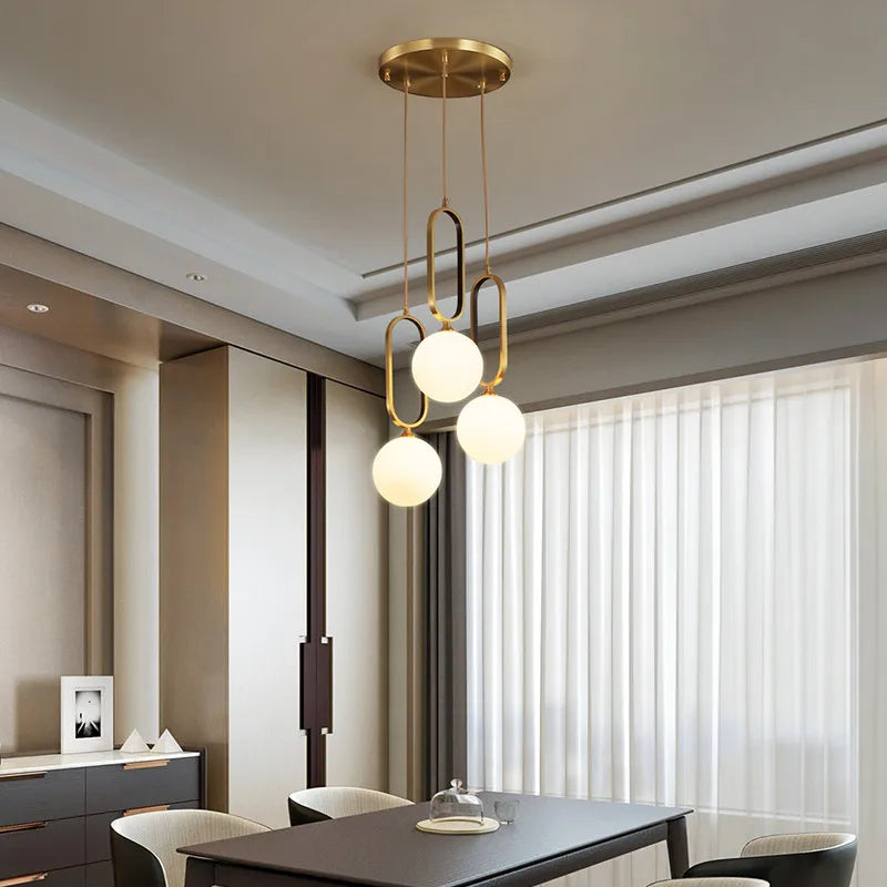 DecorBites™ LED Ball Pendant Light for Modern Luxury Decor in Bedroom, Kitchen, Office, and More