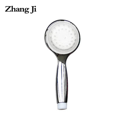 DecorBites™ LED Temperature Controlled Shower Head: Super Large Panel, 3 Color Changes, Chrome Plating