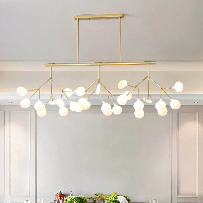 Brass Branch Chandelier 36-Head Gold Body