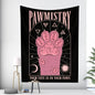 Decobites Tarot Cat Paw Psychedelic Tapestry Hippie Bohemian Bedroom Decor