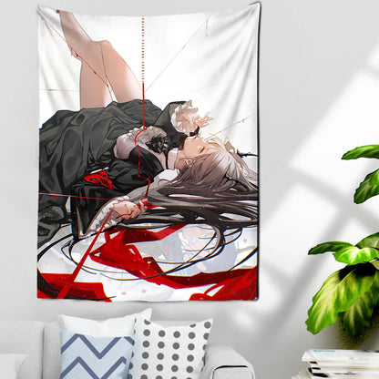 DecorBites™ Japanese Animation Mandala Carpet Wall Hanging