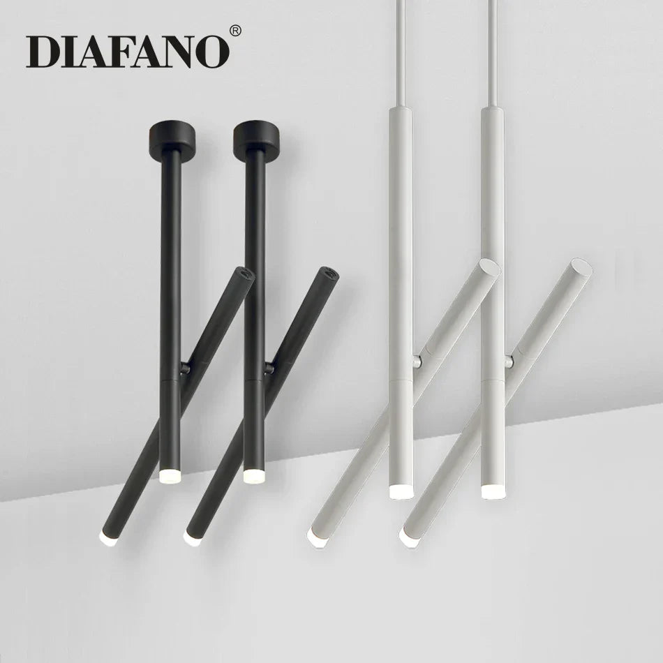 DecorBites™ LED Pendant Light 10W Surface Mounted COB Adjustable Ceiling Lamp for Living Room