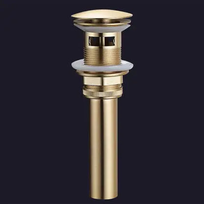 DecorBites™ Brushed Gold Brass Basin Faucets for Lavatory Vessel with 2 Handles