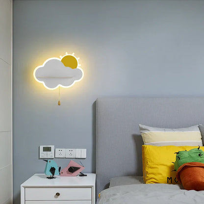 DecorBites™ Cloud Wall Lamps: Modern Kids Room Lighting with Switch, Children's Bedroom Decor