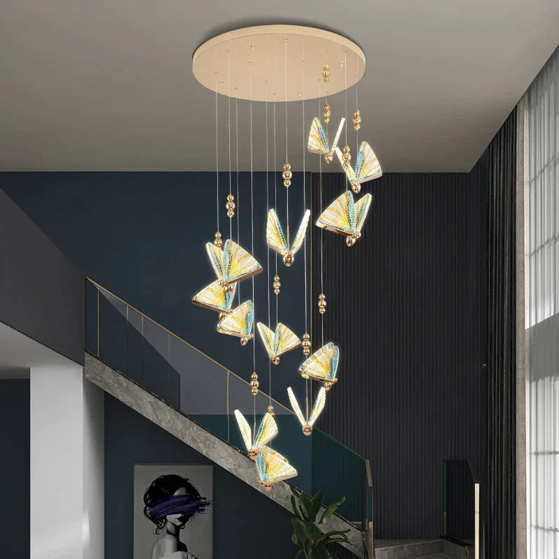 DecorBites™ Butterfly Stairs Bar Hanging Wire Pendant Light