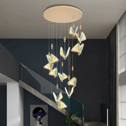 DecorBites™ Butterfly Stairs Bar Hanging Wire Pendant Light