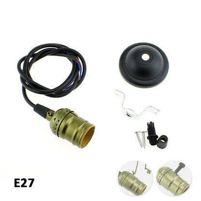 DecorBites™ Industrial Pendant Light Lamp E27 90-265V Edison Bulb Holder Loft Home Decor