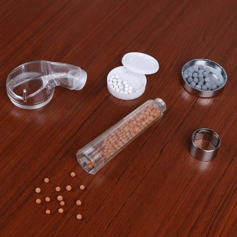 DecorBites™ Anion Spa Shower Head High Pressure Water Saving Handheld Nozzle