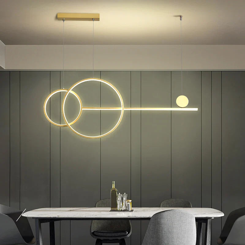 Decorbites™ Lámpara de Araña Lineal | Accesorios de Iluminación LED para Cocina, Isla y Comedor