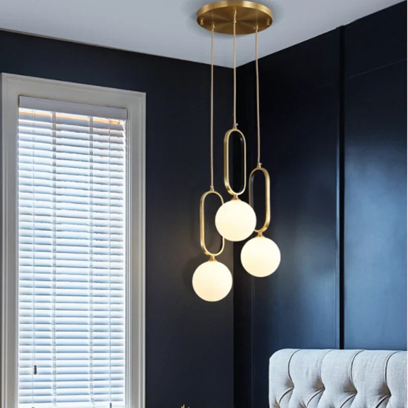 DecorBites™ LED Ball Pendant Light for Modern Luxury Decor in Bedroom, Kitchen, Office, and More