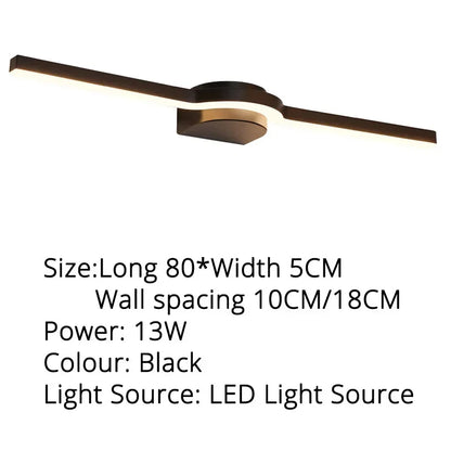 DecorBites™ LED Mirror Wall Sconces for Bathroom Dressing Table, Kitchen - 80cm, 60cm, 40cm