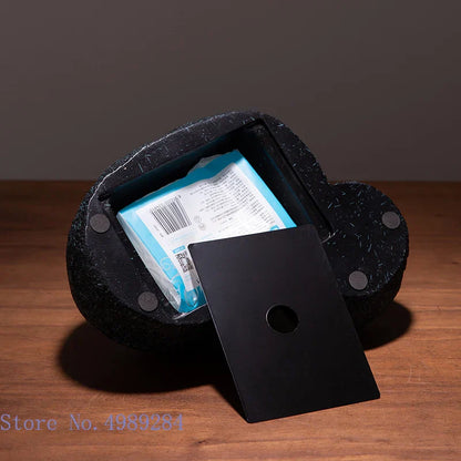 DecorBites™ Golden Bird Resin Tissue Box Ashtray Desktop Organizer Storage Box