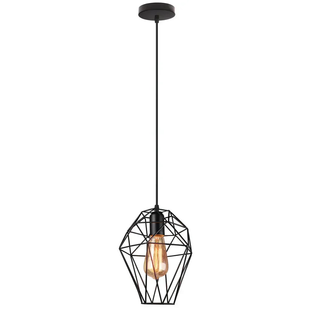 DecorBites™ Birdcage Diamond Ceiling Pendant Light Chandelier for Home Living Room Decor
