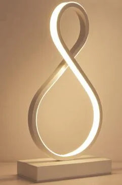 DecorBites™ LED Ring Table Lamp: Modern Nordic Bedroom Lighting Fixture