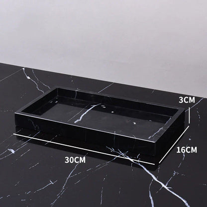 DecorBites™ Marble Tray: Aromatherapy Diffuser & Candle Holder Tray