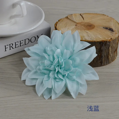 DecorBites™ Dahlia Flower Wedding Decoration Woolen Chrysanthemum Wreath Bouquet