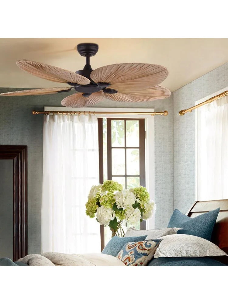 مروحة سقف DecorBites™ LED مقاس 52 بوصة بدون إضاءة وجهاز تحكم عن بعد ووظيفة عكسية