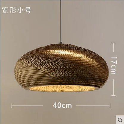 DecorBites™ Chinese Paper Honeycomb Pendant Lights Cardboard Personalized Home Decor Luminaire