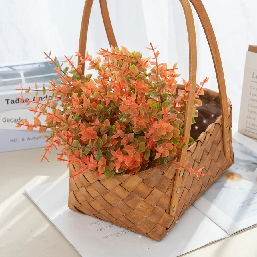 DecorBites™ Artificial Eucalyptus Leaves Decoration for Home, Garden, Wedding - Fake Plants