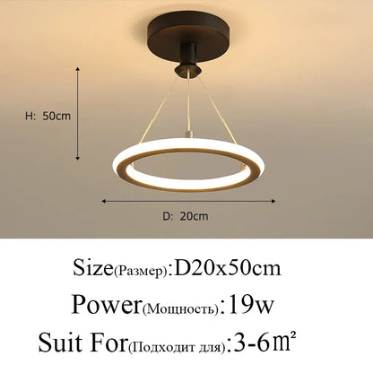 DecorBites™ LED Chandeliers for Modern Indoor Lighting in Aisle, Bedroom, Living Room