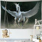 Decobites Pegasus Hippie Wall Tapestry | Flying Horse Wall Hanging for Home Decor