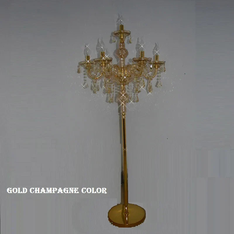 DecorBites™ Crystal Floor Lamp - Modern French Design for Living Room and Bedroom