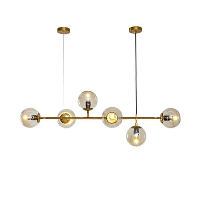 DecorBites™ Glass Pendant Lights: Modern Nordic Minimalist Hanging Lamp for Living Room, Bedroom, Restaurant