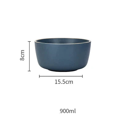DecorBites™ Ceramic Morandi Bowl - Single Soup and Rice Bowl
