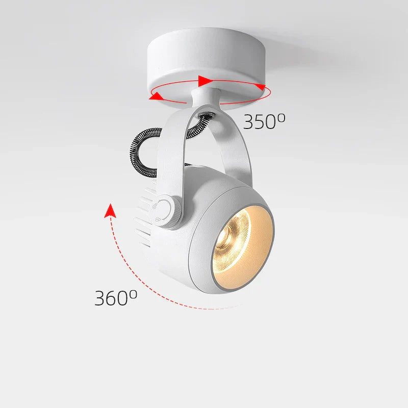 Decorbites™ Focos LED de Ángulo Ajustable para Techos, Luces para Pared de Fondo y Pasillo