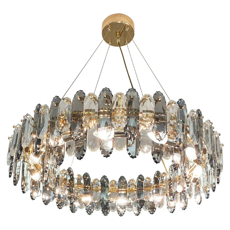 DecorBites™ Crystal Chandelier: Elegant Nordic Design for Living, Dining, Bedroom