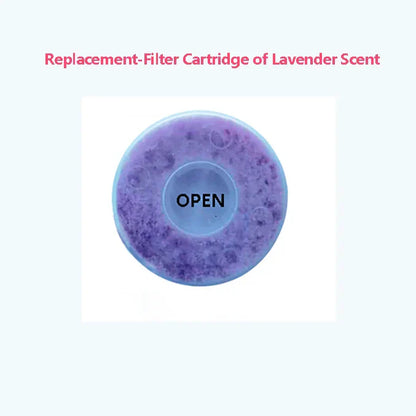 رأس دش DecorBites™ Aroma: رائحة فيتامين الليمون والخزامى والورد وتنقية المياه بالضغط العالي