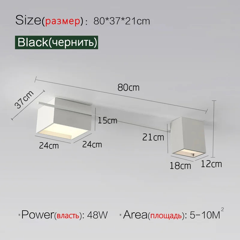 DecorBites™ LED Ceiling Lights Modern Minimalist Living Room Dining Bedroom Lamps