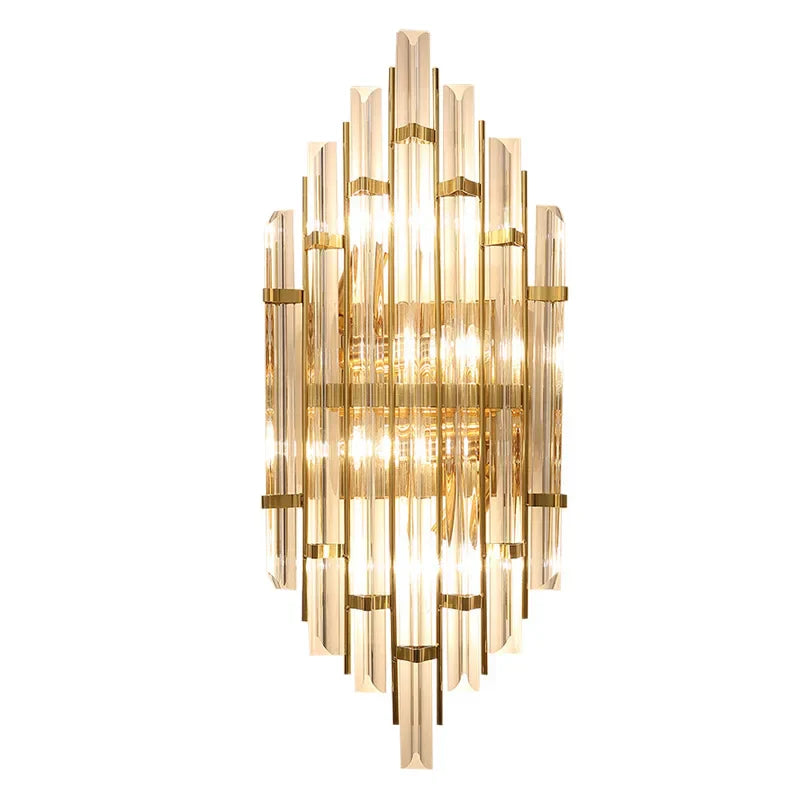 DecorBites™ Elegant Crystal Wall Lamp for Living Room, Bedroom, and Aisle Lighting