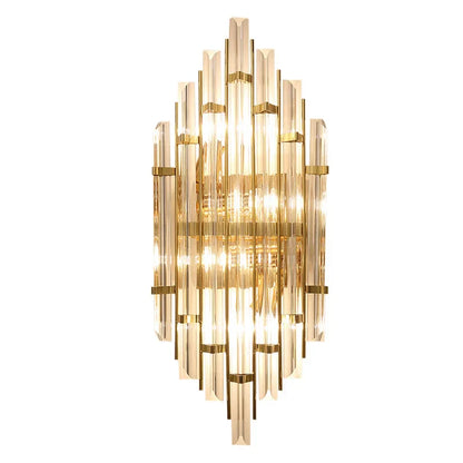 DecorBites™ Elegant Crystal Wall Lamp for Living Room, Bedroom, and Aisle Lighting