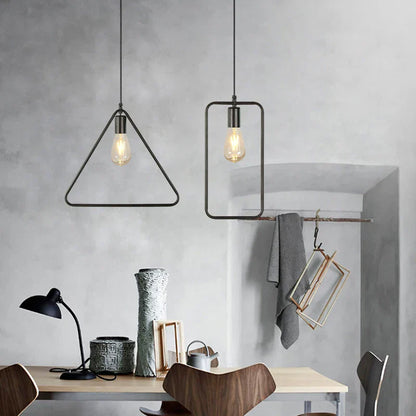 DecorBites™ Industrial Nordic Retro Pendant Lights for Home and Bar Chandelier.