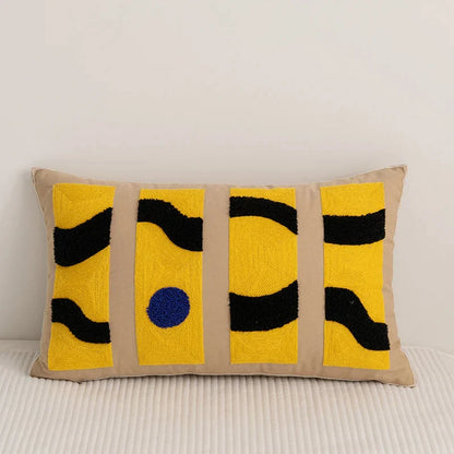 DecorBites™ Embroidery Pillow Cover 45x45cm/30x50cm Abstract Pattern for Home Decor