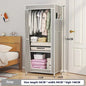 High-Capacity Fabric Wardrobe Storage Solution