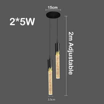 IWP Modern LED Crystal Chandelier