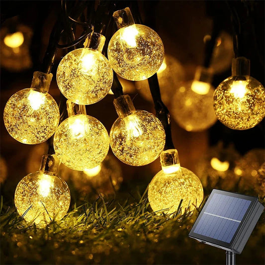 IWP Solar Crystal Globe Lights