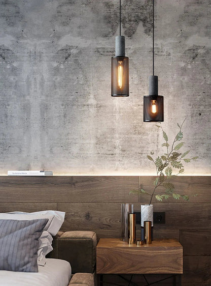 Industrial Cement Pendant Lamp - WOLF DANCER