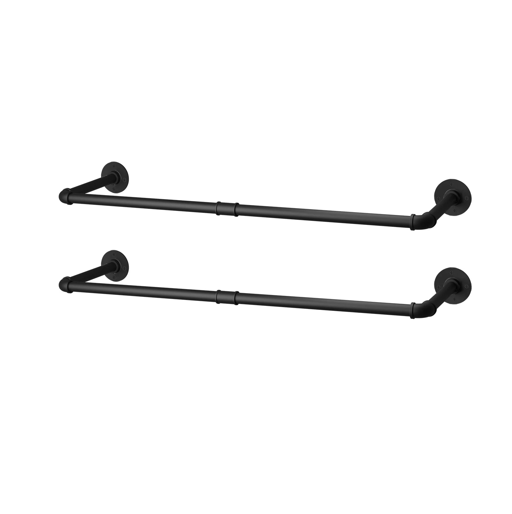 Industrial Pipe Clothes Rail Rack Set