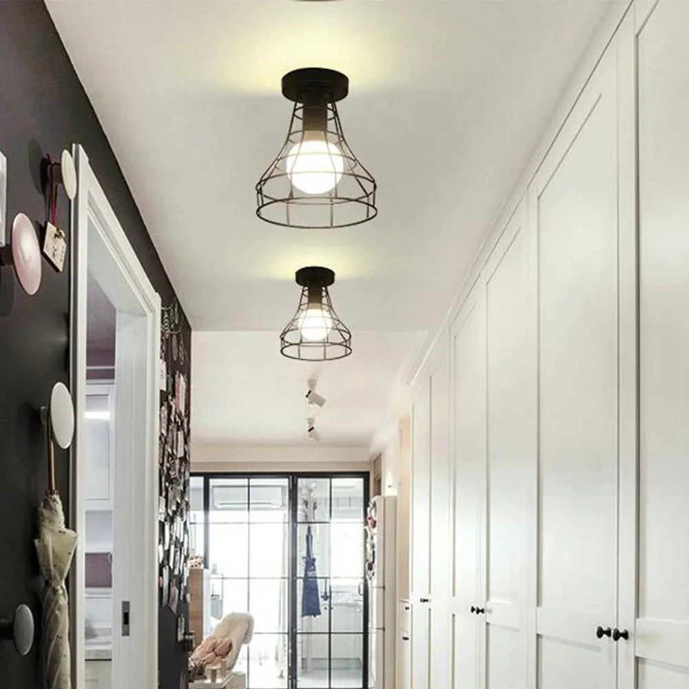 Industrial Retro Ceiling Lamp E27