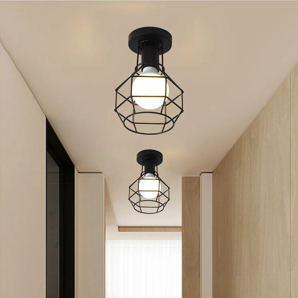 Industrial Retro Ceiling Lamp E27