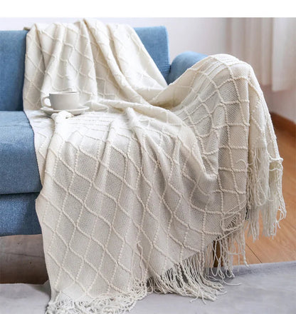 Inya Luxury Knitted Fleece Blanket