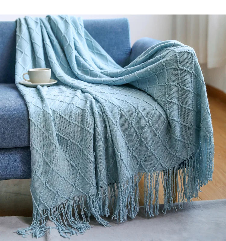 Inya Luxury Knitted Fleece Blanket