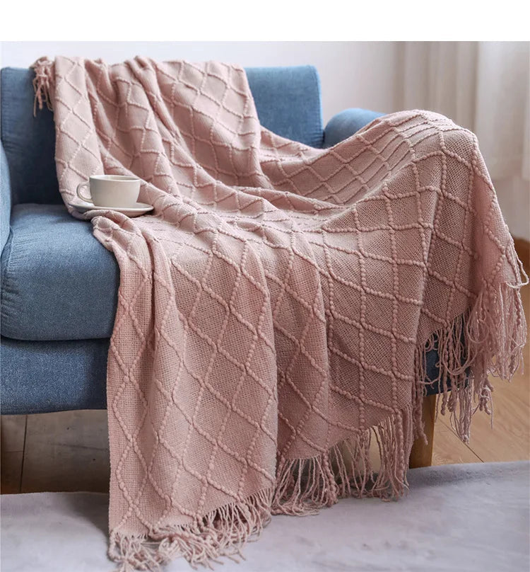 Inya Luxury Knitted Fleece Blanket